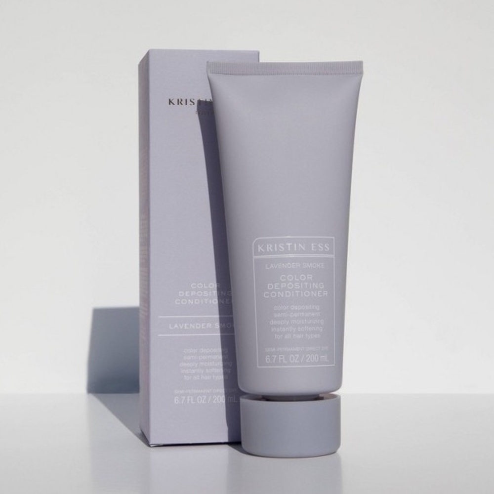 Kristin Ess Color Depositing Conditioner Lavender Smoke